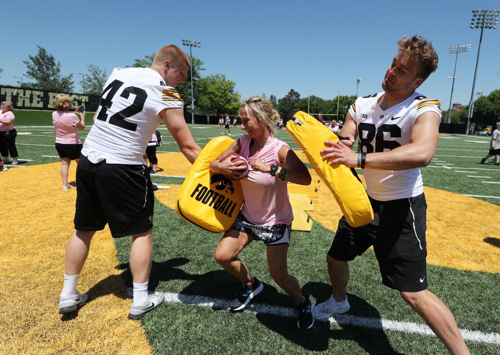 The 2019 Iowa Ladies Football Academy Saturday, June 8, 2019 at Kinnick Stadium. (Brian Ray/hawkeyesports.com)