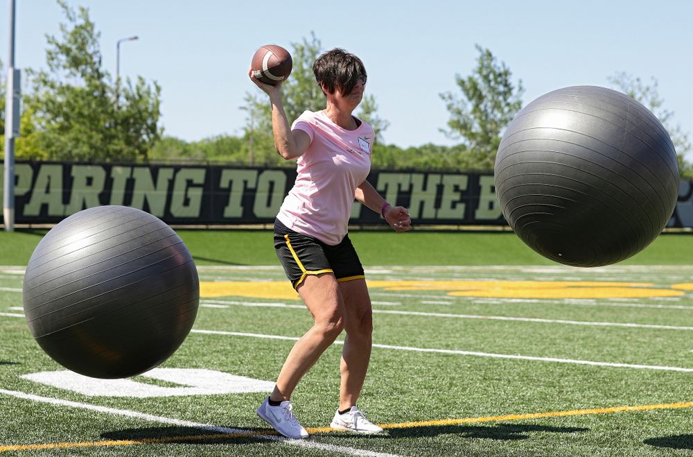 The Ladies Football Academy at the Hansen Football Performance Center in Iowa City on Saturday, Jun 8, 2019. (Stephen Mally/hawkeyesports.com)
