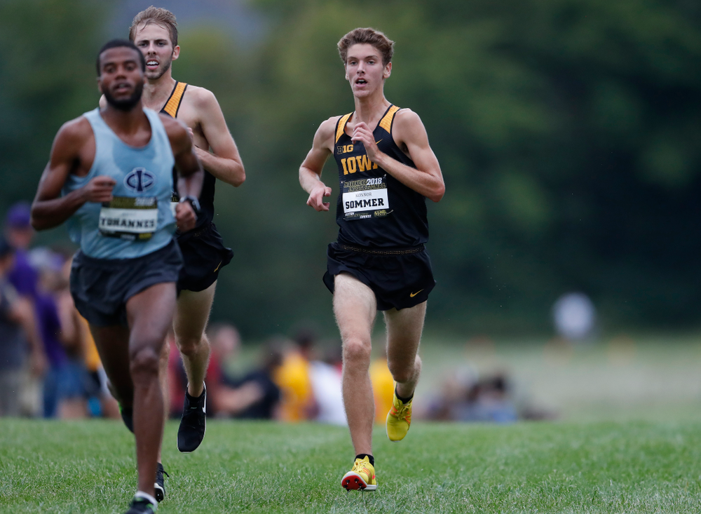 Konnor Sommer during the Hawkeye Invitational Friday, August 31, 2018 at the Ashton Cross Country Course. (Brian Ray/hawkeyesports.com)