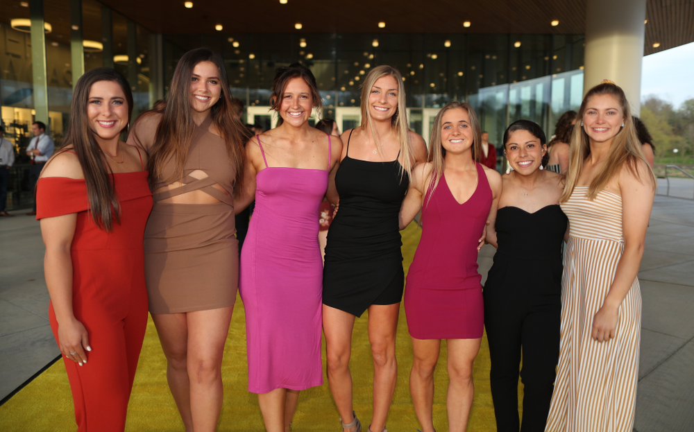 The 2019 Golden Herkys yellow carpet Tuesday, April 23, 2019 at Hancher Auditorium. (Brian Ray/hawkeyesports.com)