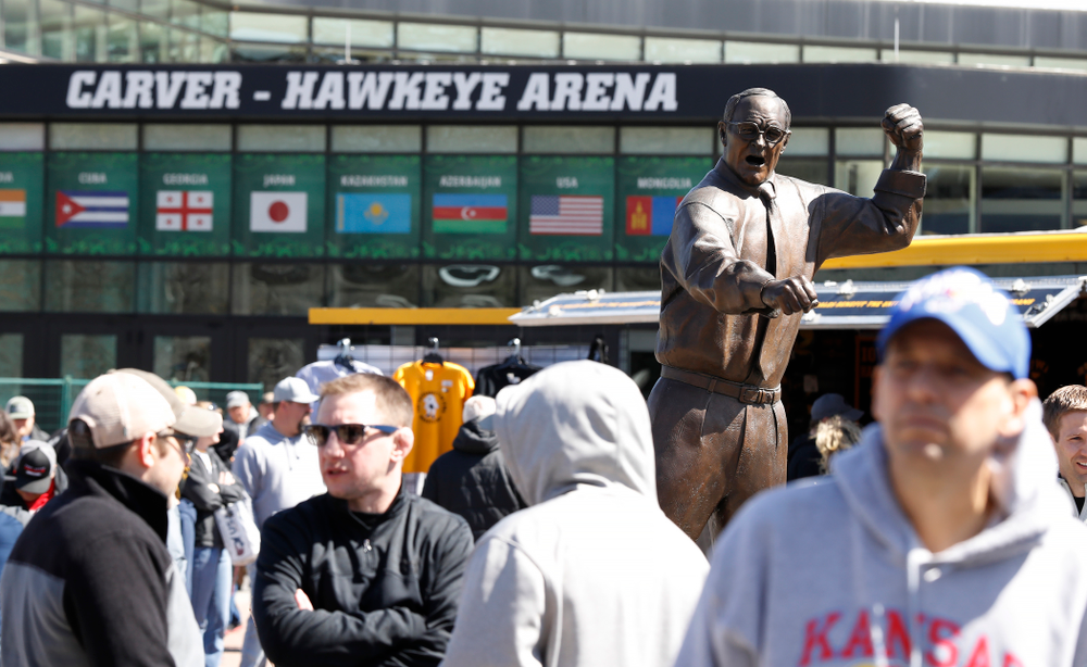 Gable's Garden during the United World Wrestling Freestyle World Cup Saturday, April 7, 2018 outside of Carver-Hawkeye Arena. (Brian Ray/hawkeyesports.com)
