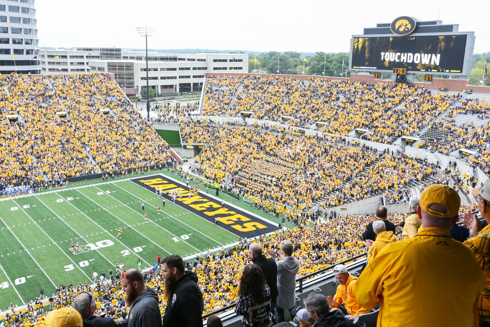 Iowa Hawkeyes against Middle Tennessee Saturday, September 28, 2019 at Kinnick Stadium. (Lily Smith/hawkeyesports.com)