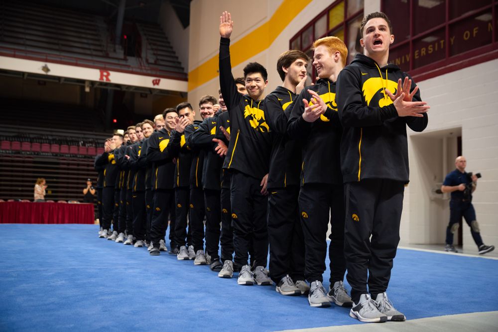 The Iowa Hawekeys against Minnesota and Penn State at the Maturi Pavilion Saturday, March 23, 2019 in Minneapolis, Minn. (C. Morgan Engel/Freelance)