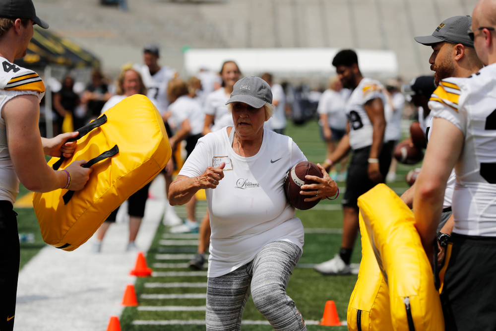 The 2018 Iowa Ladies Football Academy Saturday, June 9, 2018 at Kinnick Stadium. (Brian Ray/hawkeyesports.com)