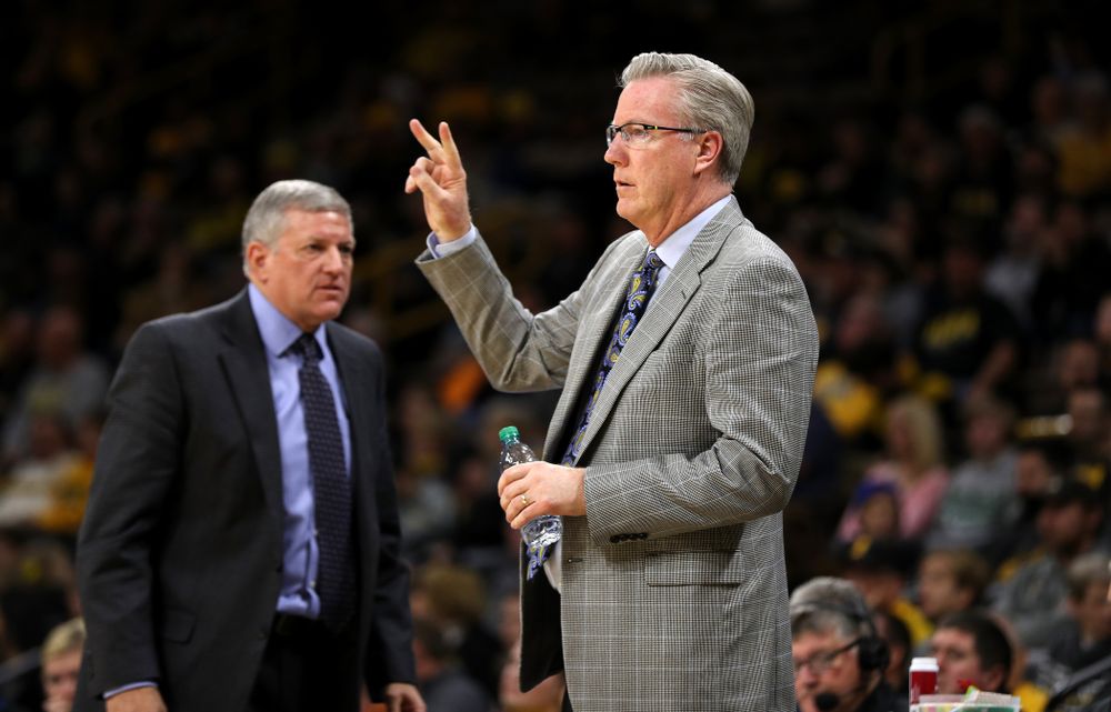 Iowa Hawkeyes head coach Fran McCaffery against UW Green Bay Sunday, November 11, 2018 at Carver-Hawkeye Arena. (Brian Ray/hawkeyesports.com)
