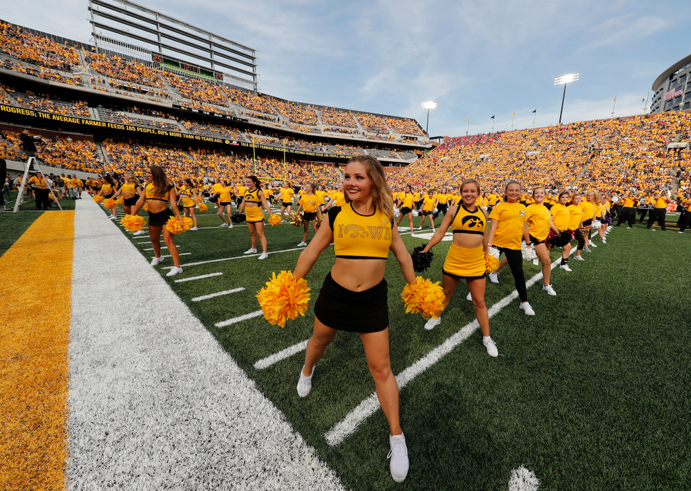Spirit Squad Day against the Norther Illinois Huskies Saturday, September 1, 2018 . (Brian Ray/hawkeyesports.com)