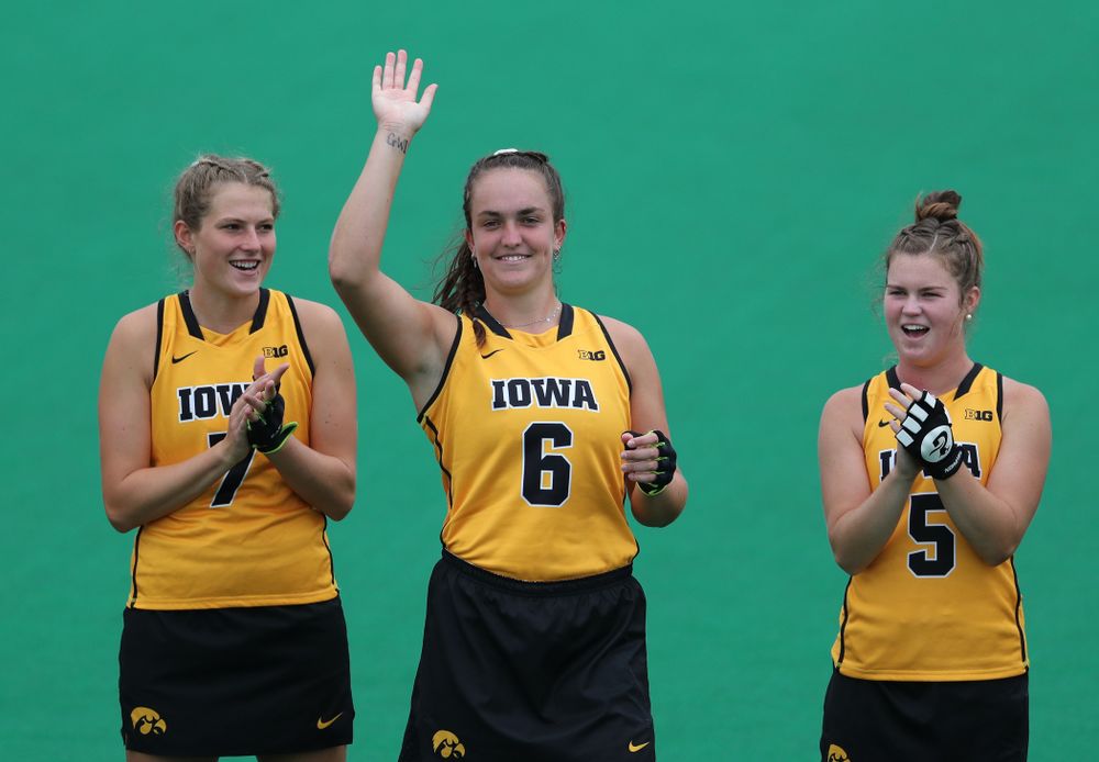 Iowa Hawkeyes defenseman Anthe Nijziel (6) against Columbia Sunday, September 8, 2019 at Grant Field. (Brian Ray/hawkeyesports.com)
