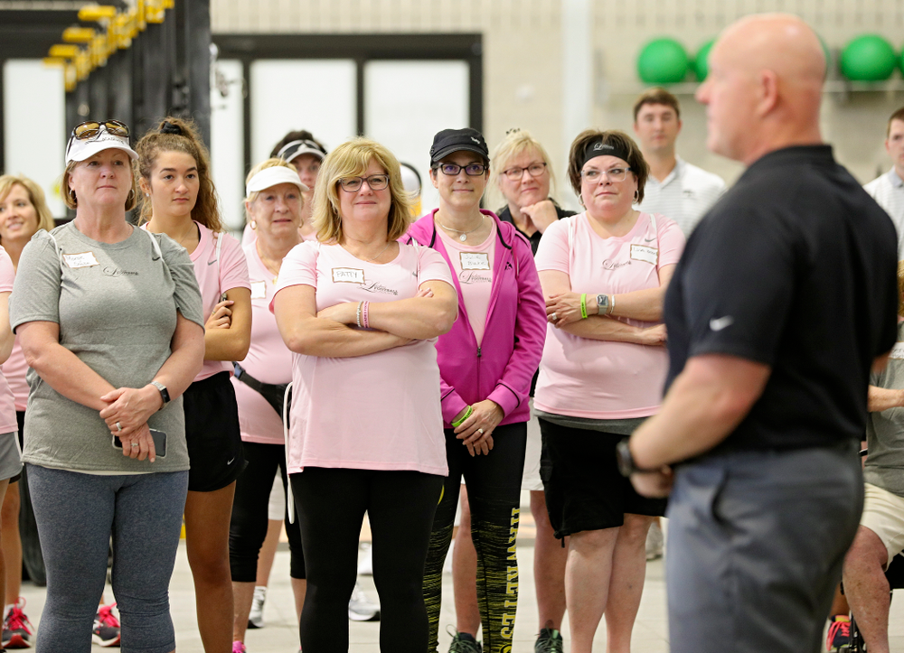 The Ladies Football Academy at the Hansen Football Performance Center in Iowa City on Saturday, Jun 8, 2019. (Stephen Mally/hawkeyesports.com)