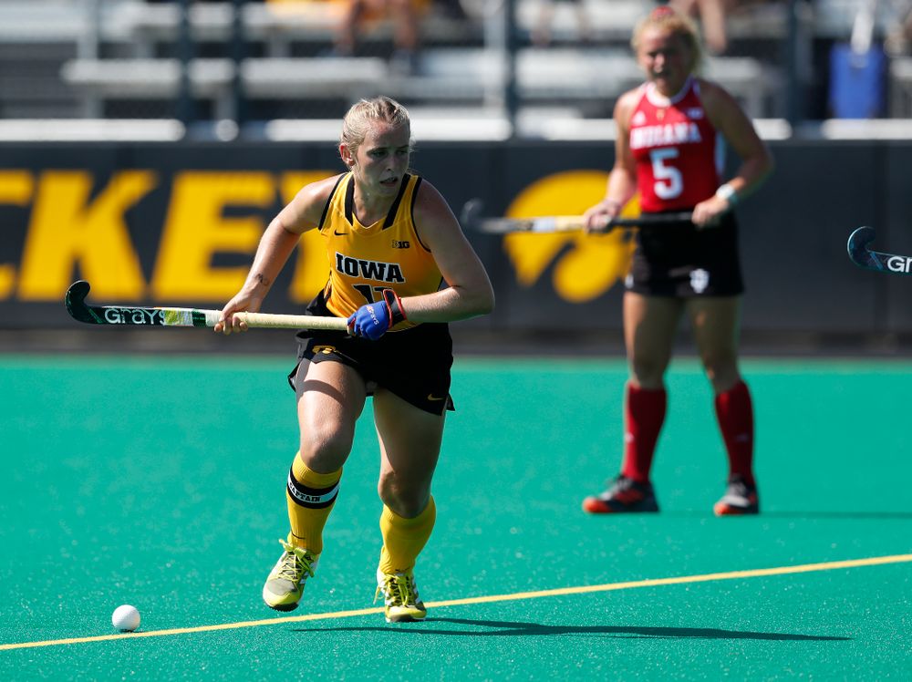 Iowa Hawkeyes Katie Birch (11) against Indiana Sunday, September 16, 2018 at Grant Field. (Brian Ray/hawkeyesports.com)