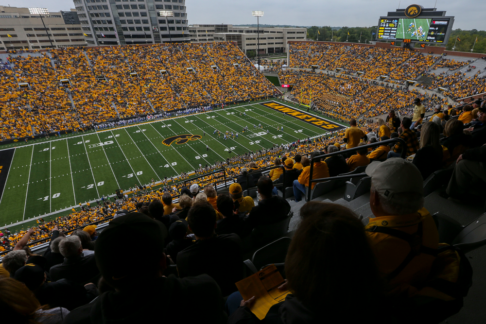 Iowa Hawkeyes against Middle Tennessee Saturday, September 28, 2019 at Kinnick Stadium. (Lily Smith/hawkeyesports.com)