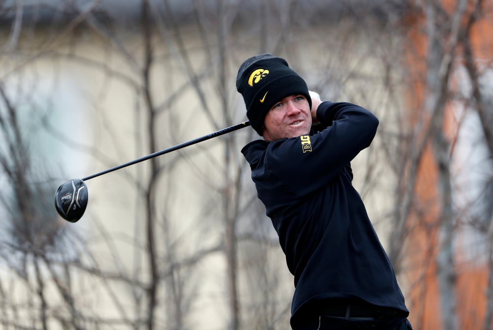 Alex Moorman during the 2018 Hawkeye Invitational Friday, April 13, 2018 at Finkbine Golf Course. (Brian Ray/hawkeyesports.com)