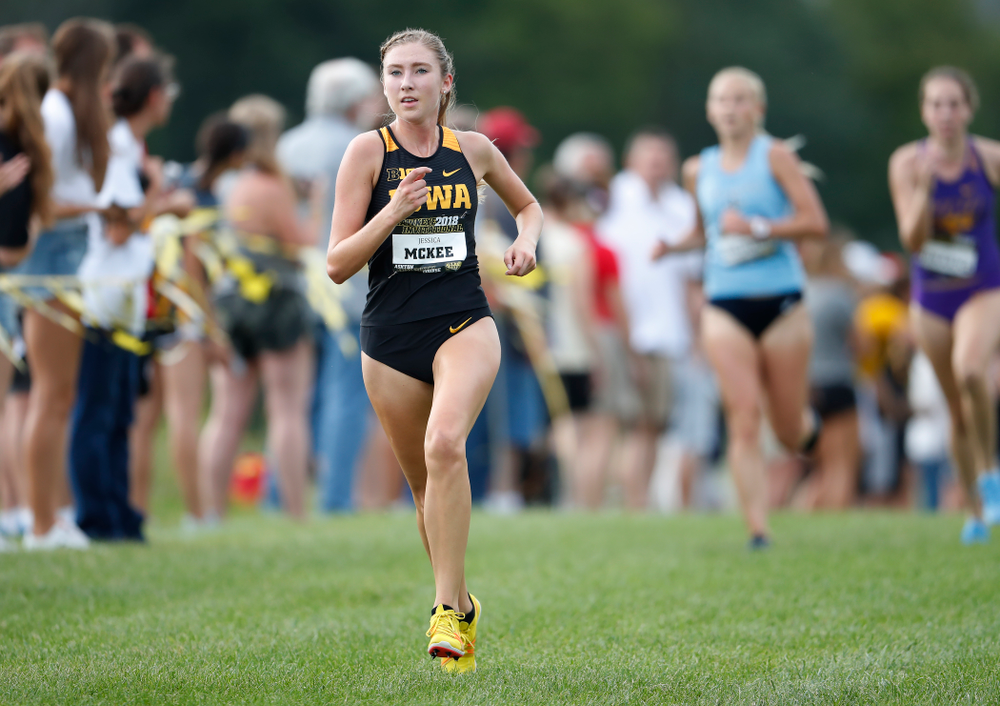 Jessica McKee during the Hawkeye Invitational Friday, August 31, 2018 at the Ashton Cross Country Course. (Brian Ray/hawkeyesports.com)