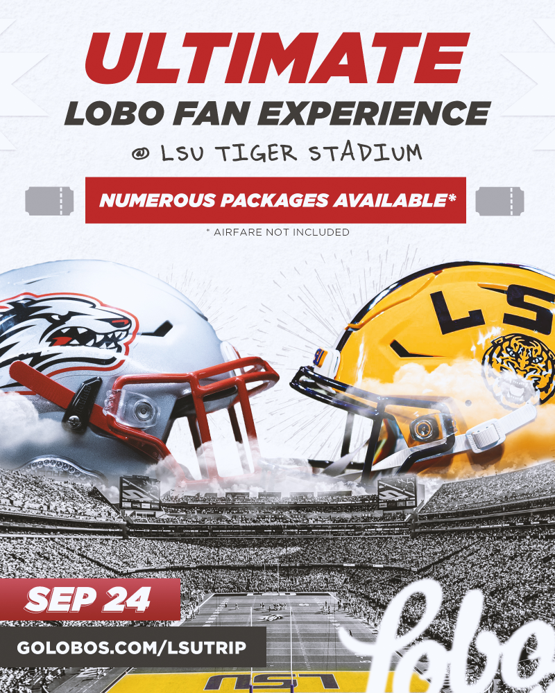 Lobo Football Trip To Lsu University Of New Mexico Lobos Athletics