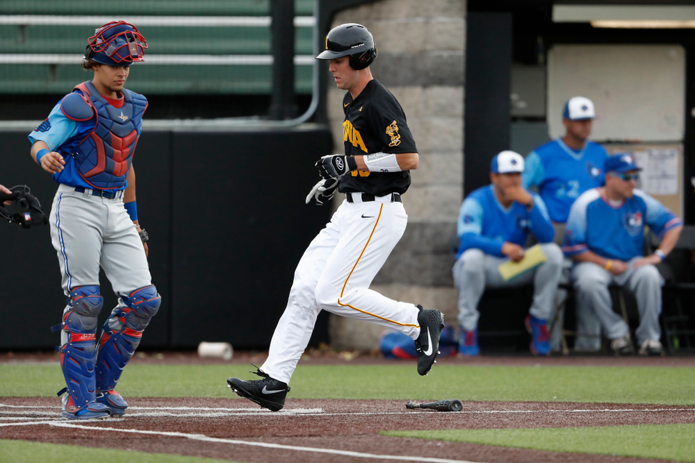 Connor McCaffery against the Ontario Blue Jays Friday, September 21, 2018 at Duane Banks Field. (Brian Ray/hawkeyesports.com)