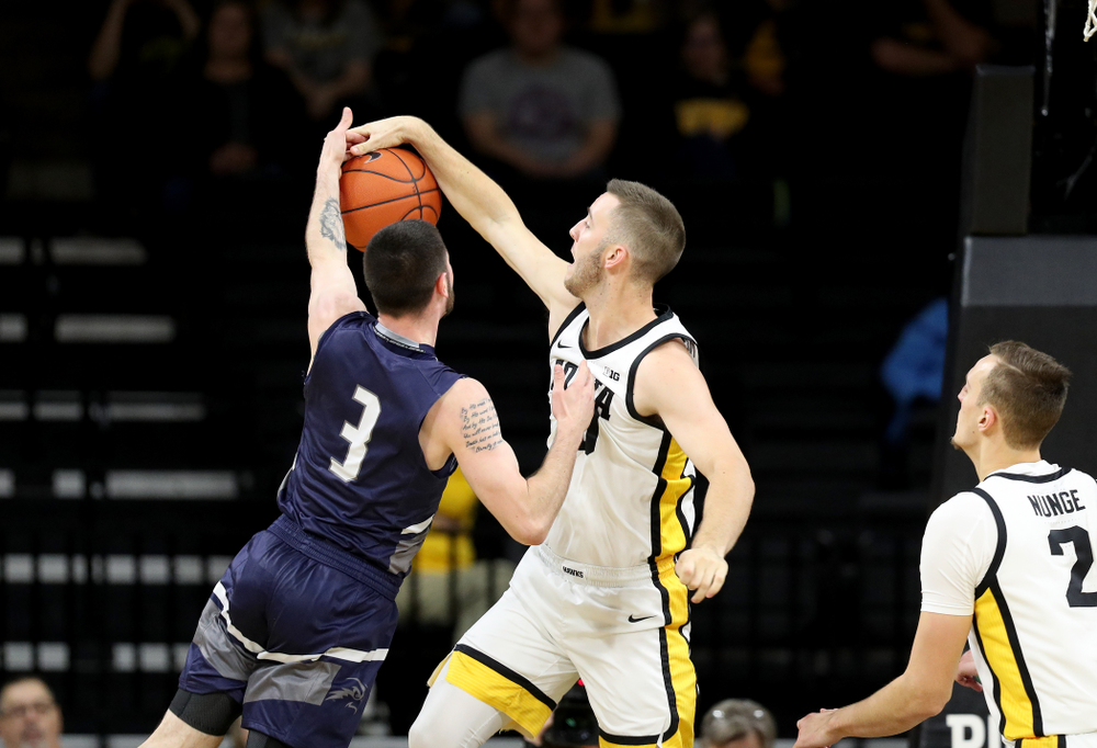 Iowa Hawkeyes guard Connor McCaffery (30) against North Florida Thursday, November 21, 2019 at Carver-Hawkeye Arena. (Brian Ray/hawkeyesports.com)