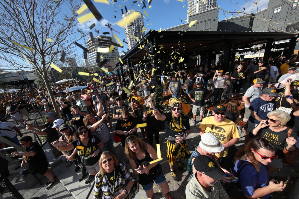 The 2019 Outback Bowl Hawkeye Huddle Monday, December 31, 2018 at Sparkman Wharf in Tampa, FL. (Brian Ray/hawkeyesports.com)