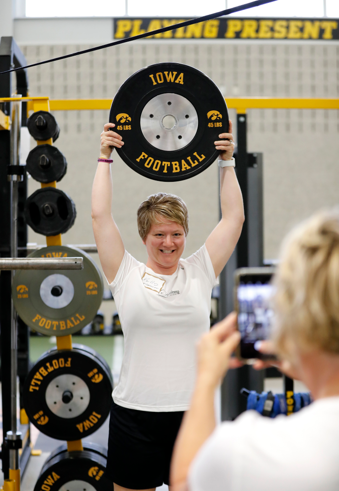 The 2018 Iowa Ladies Football Academy Saturday, June 9, 2018 at Kinnick Stadium. (Brian Ray/hawkeyesports.com)