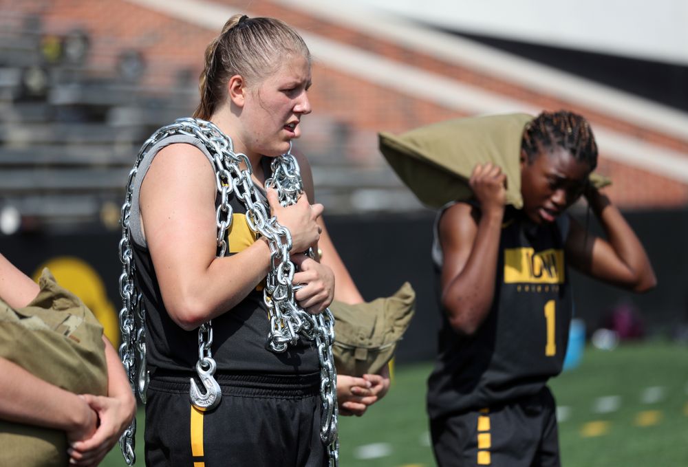 The Iowa WomenÕs Basketball Team participates in the The Program Tuesday, September 17, 2019 at Kinnick Stadium (Brian Ray/hawkeyesports.com)