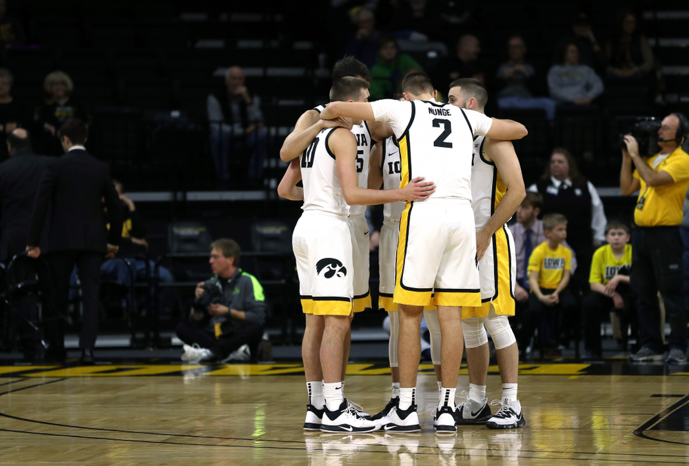 The Iowa Hawkeyes against North Florida Thursday, November 21, 2019 at Carver-Hawkeye Arena. (Brian Ray/hawkeyesports.com)