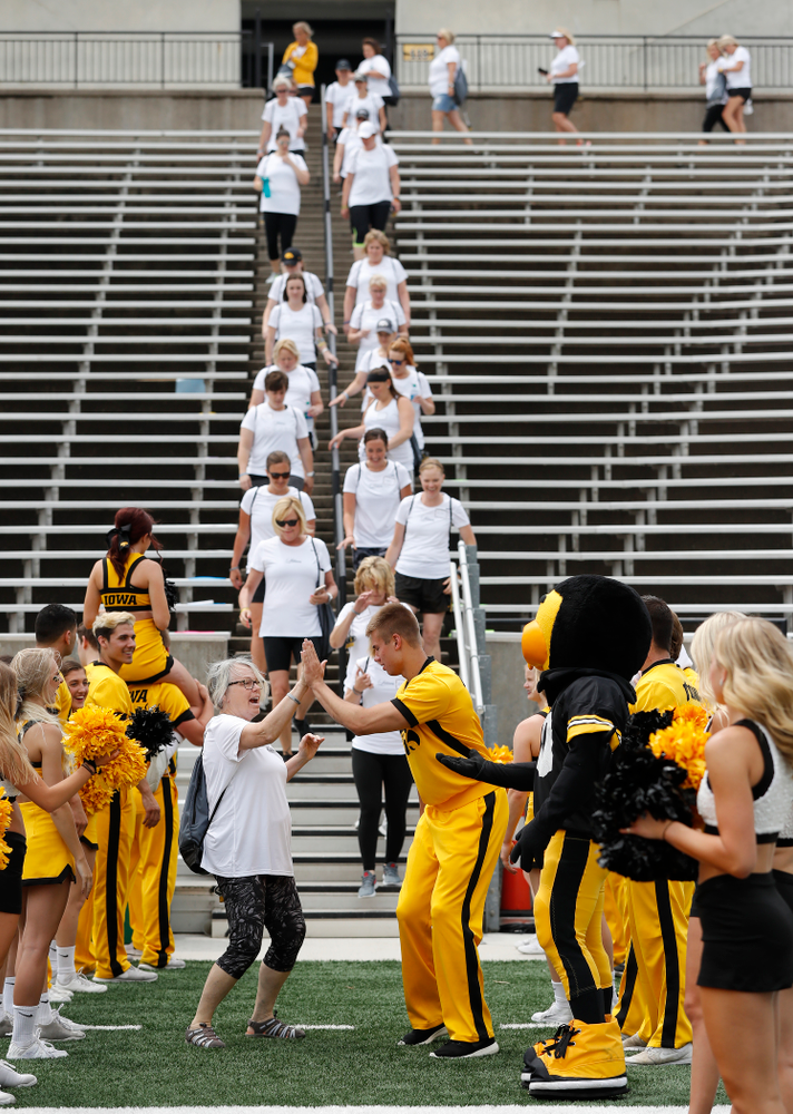 The 2018 Iowa Ladies Football Academy Saturday, June 9, 2018 at Kinnick Stadium. (Brian Ray/hawkeyesports.com)