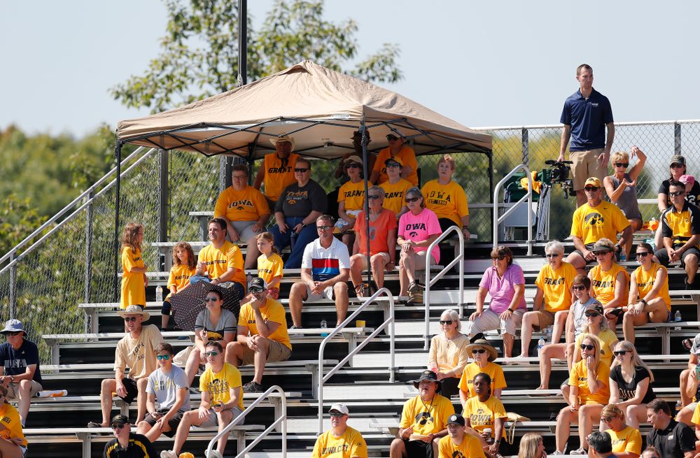 Fans cheer on the Iowa Hawkeyes against Indiana Sunday, September 16, 2018 at Grant Field. (Brian Ray/hawkeyesports.com)