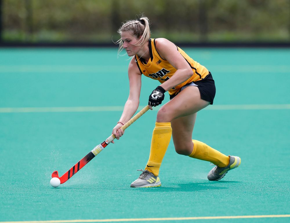 Iowa Hawkeyes Ellie Holley (7) against Ball State Sunday, September 2, 2018 at Grant Field. (Brian Ray/hawkeyesports.com)