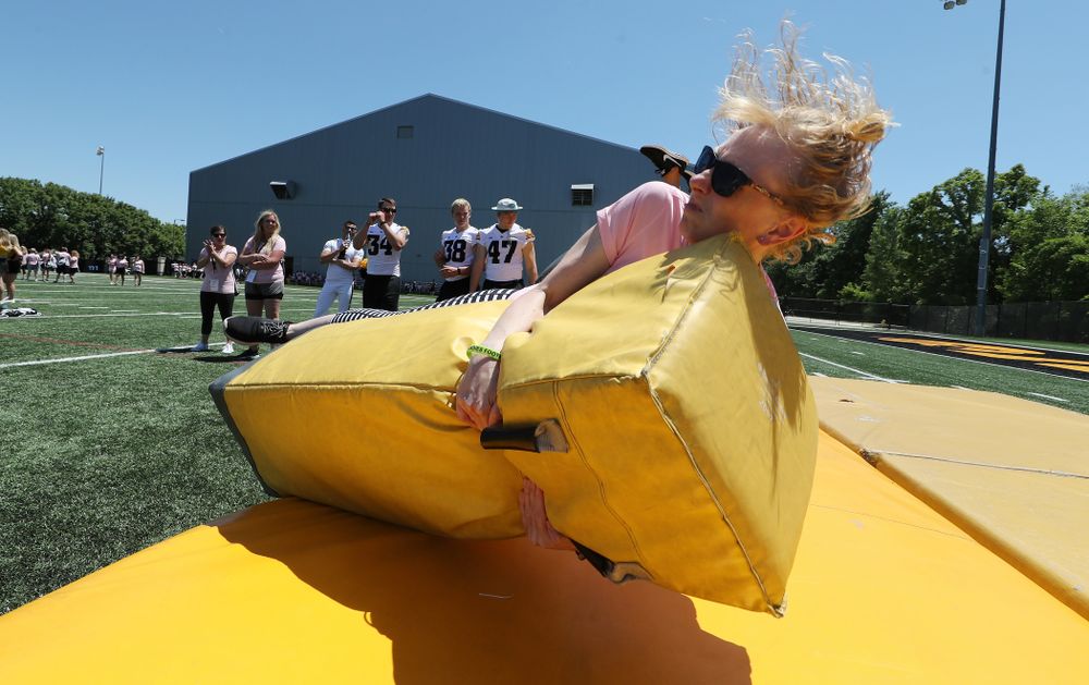 The 2019 Iowa Ladies Football Academy Saturday, June 8, 2019 at the Hansen Football Performance Center. (Brian Ray/hawkeyesports.com)