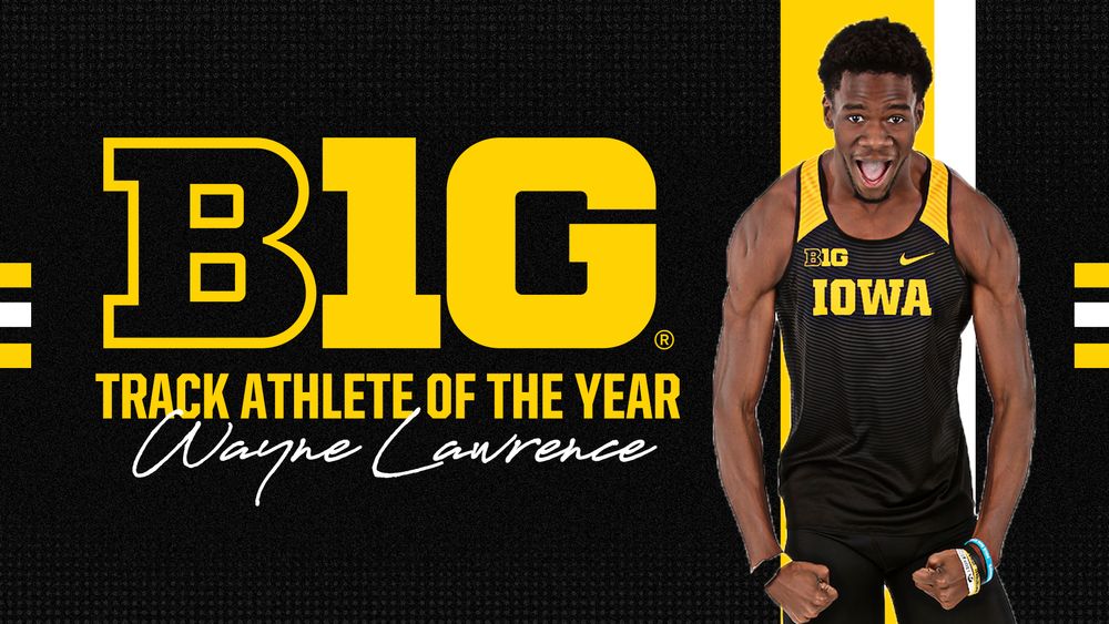 Lawrence Named B1G Men's Indoor Track Athlete of the Year