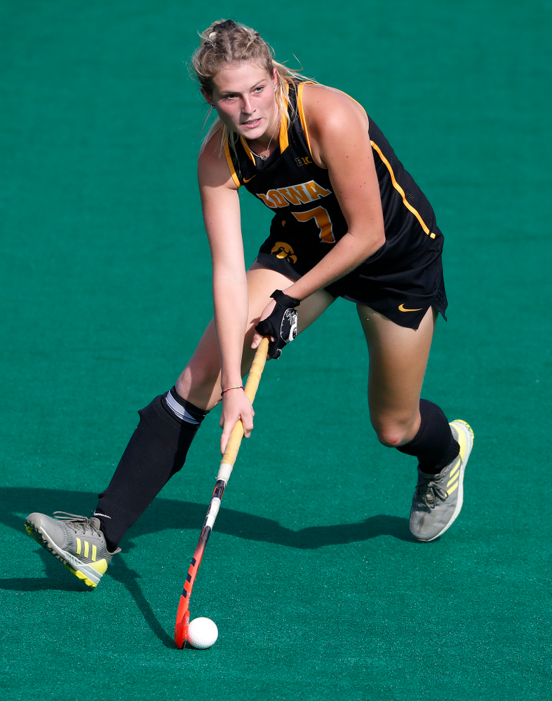 Iowa Hawkeyes Ellie Holley (7) against Dartmouth Friday, August 31, 2018 at Grant Field. (Brian Ray/hawkeyesports.com)