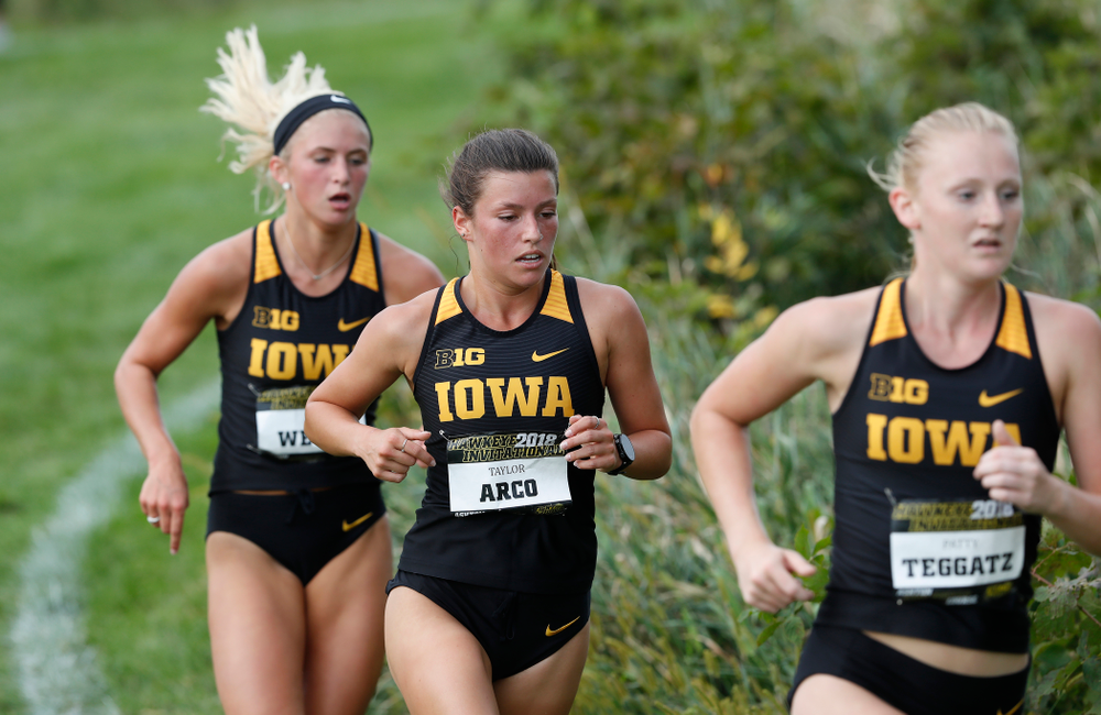 Taylor Arco during the Hawkeye Invitational Friday, August 31, 2018 at the Ashton Cross Country Course. (Brian Ray/hawkeyesports.com)