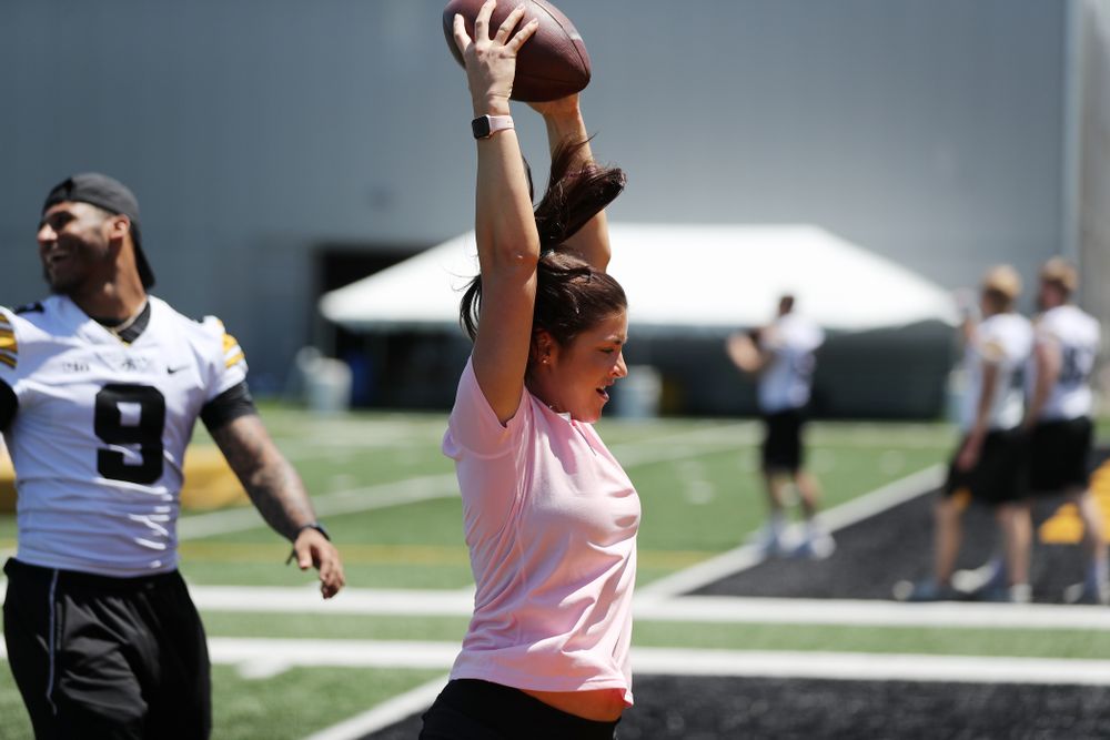 The 2019 Iowa Ladies Football Academy Saturday, June 8, 2019 at Kinnick Stadium. (Brian Ray/hawkeyesports.com)