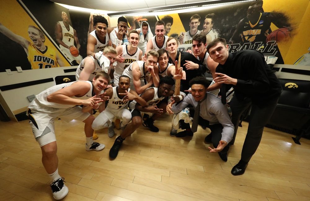 The Iowa Hawkeyes against the Michigan Wolverines Friday, February 1, 2019 at Carver-Hawkeye Arena. (Brian Ray/hawkeyesports.com)