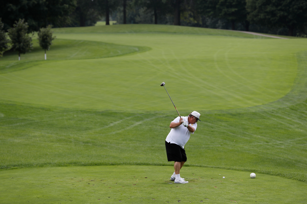 Mike Street at the 2018 Chris Street Memorial Golf Outing Monday, August 27, 2018 at Finkbine Golf Course. (Brian Ray/hawkeyesports.com)