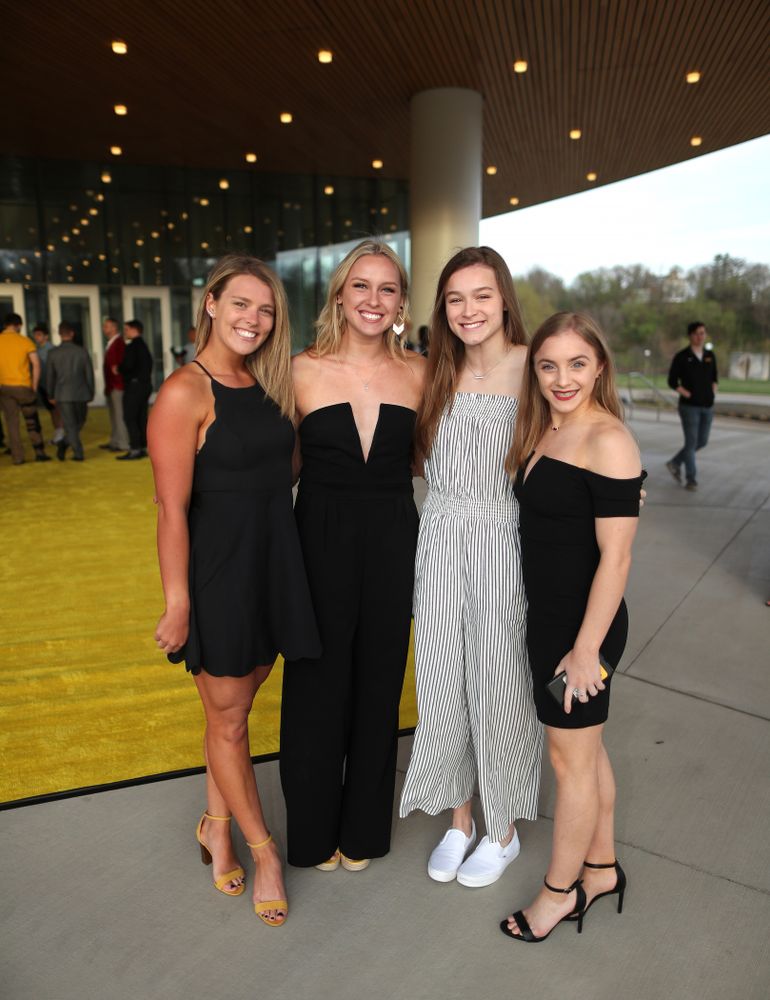 The 2019 Golden Herkys yellow carpet Tuesday, April 23, 2019 at Hancher Auditorium. (Brian Ray/hawkeyesports.com)