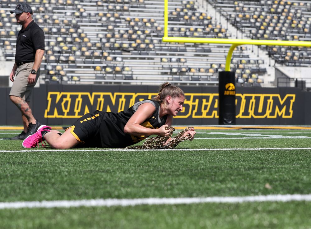 The Iowa WomenÕs Basketball Team participates in the The Program Tuesday, September 17, 2019 at Kinnick Stadium (Brian Ray/hawkeyesports.com)
