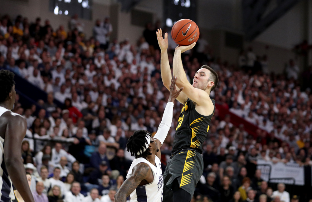Mbb Iowa Vs Penn State At The Palestra University Of Iowa Athletics