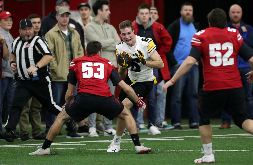 The Hawkeye football managers capture the rusty toolbox for the first time since 2008 with a 20-19 double The Hawkeye Football Managers captured the rusty toolbox for the first time since 2008 with a 20-19 double overtime win against the Wisconsin football managers on Nov. 8 in Madison, Wisconsin. (Brian Ray/hawkeyesports.com)