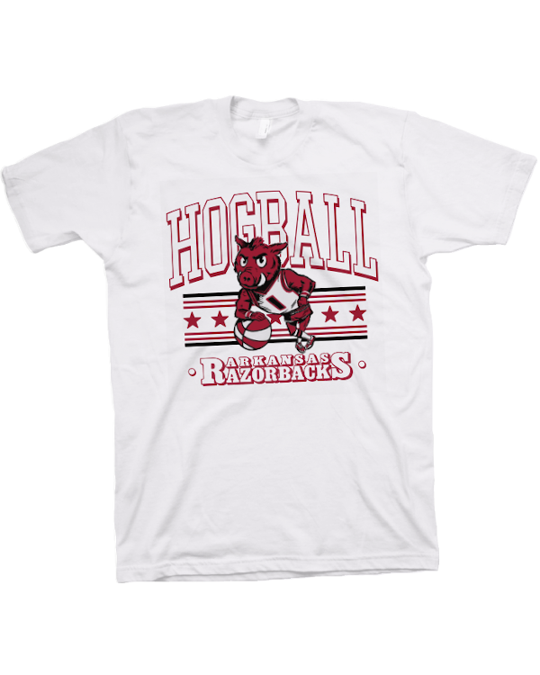 Arkansas Razorbacks Good Game Wide Stripe Short Sleeve T Shirt