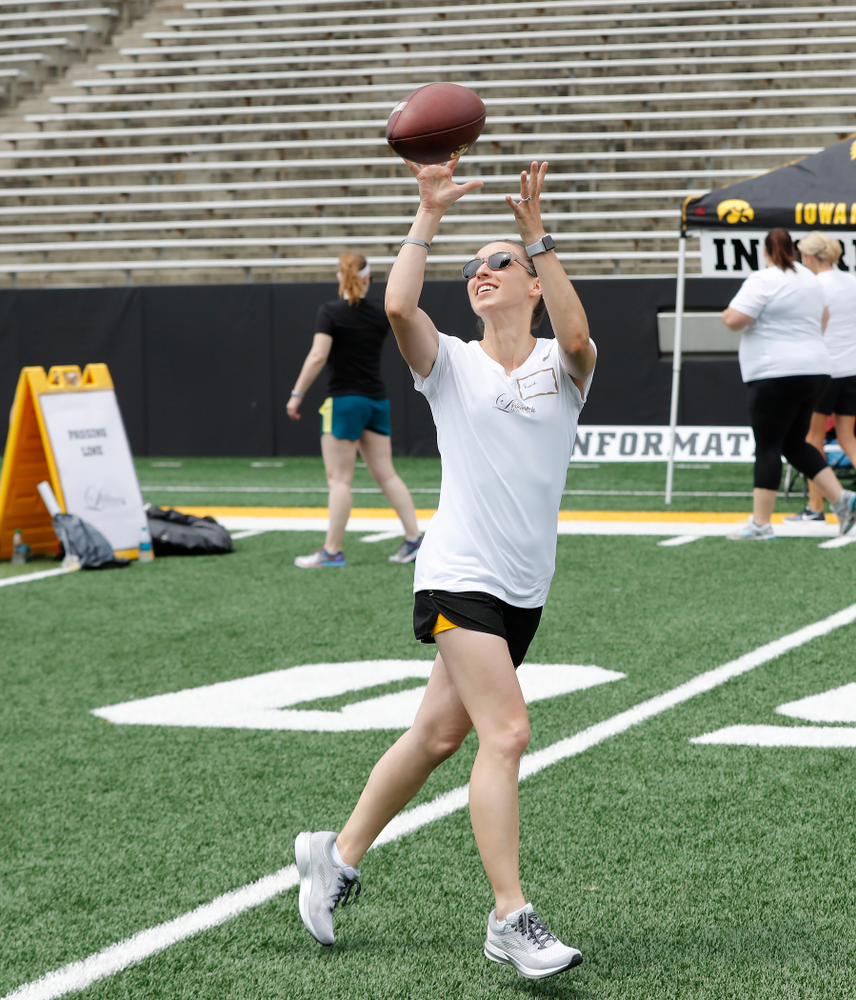 The 2018 Iowa Ladies Football Academy Saturday, June 9, 2018 at Kinnick Stadium. (Brian Ray/hawkeyesports.com)