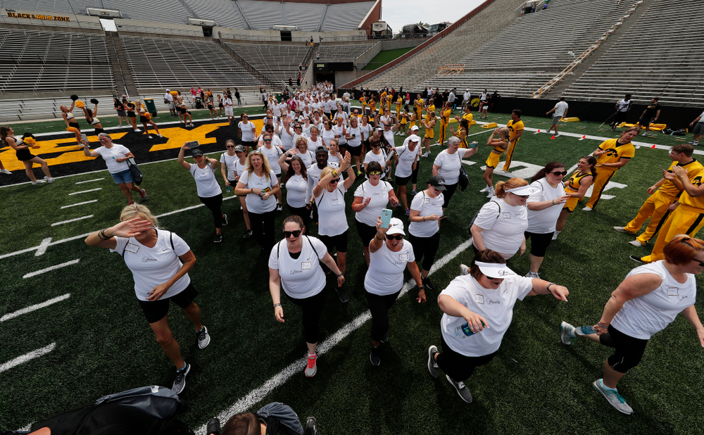 The 2018 Iowa Ladies Football Academy Saturday, June 9, 2018 at Kinnick Stadium. (Brian Ray/hawkeyesports.com)
