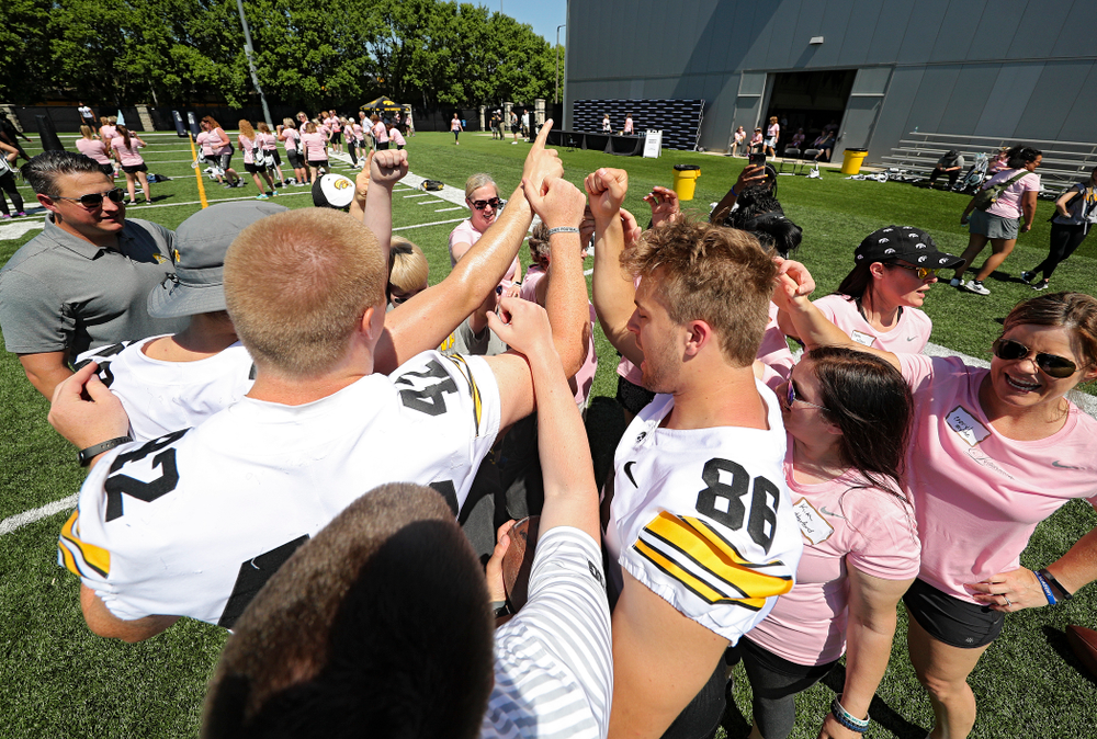 The Ladies Football Academy at the Hansen Football Performance Center in Iowa City on Saturday, Jun 8, 2019. (Stephen Mally/hawkeyesports.com)