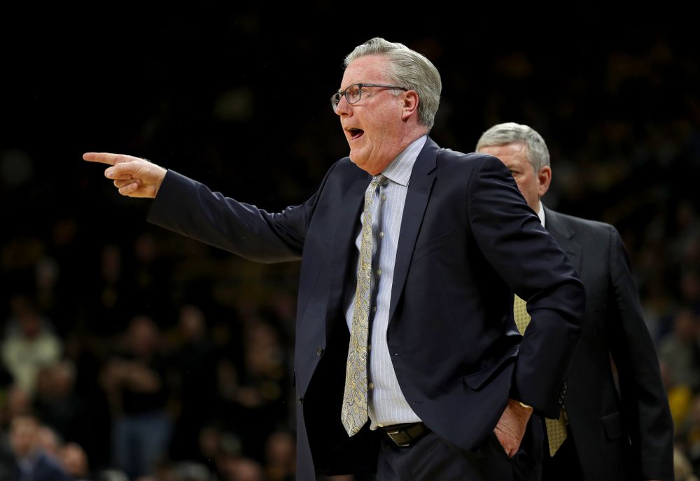 Iowa Hawkeyes head coach Fran McCaffery against the Purdue Boilermakers Tuesday, March 3, 2020 at Carver-Hawkeye Arena. (Brian Ray/hawkeyesports.com)