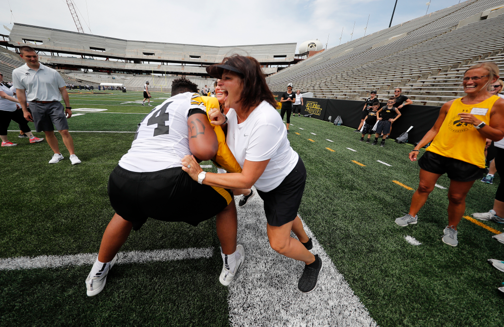 The 2018 Iowa Ladies Football Academy Saturday, June 9, 2018 at Kinnick Stadium. (Brian Ray/hawkeyesports.com)