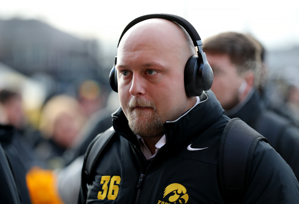 Iowa Hawkeyes fullback Brady Ross (36) against the Illinois Fighting Illini Saturday, November 23, 2019 at Kinnick Stadium. (Brian Ray/hawkeyesports.com)