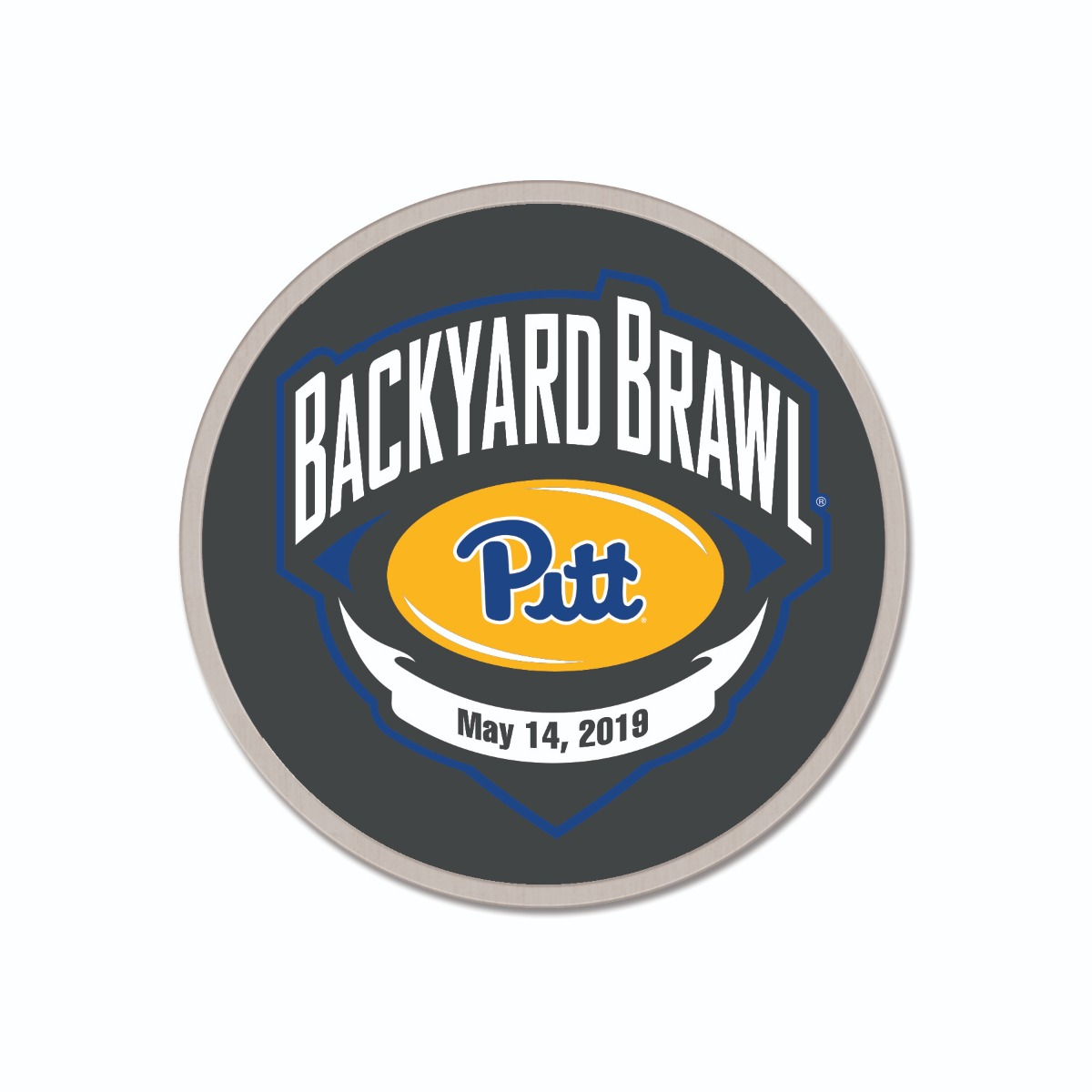 2019 Pitt Baseball Backyard Brawl Lapel Pin Pittsburgh Panthers