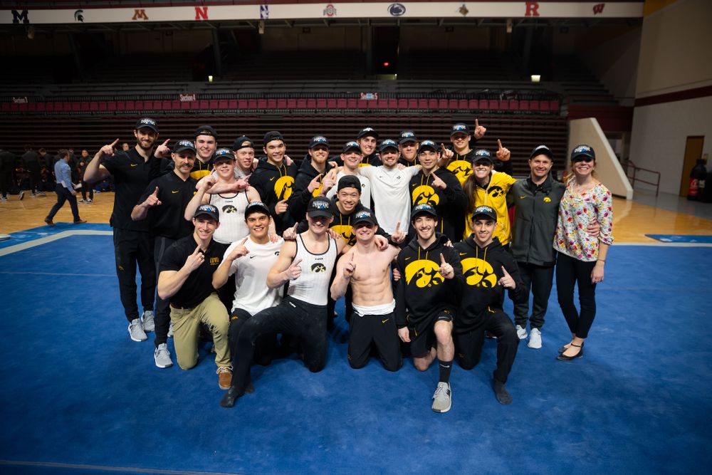 The Iowa Hawekeys against Minnesota and Penn State at the Maturi Pavilion Saturday, March 23, 2019 in Minneapolis, Minn. (C. Morgan Engel/Freelance)