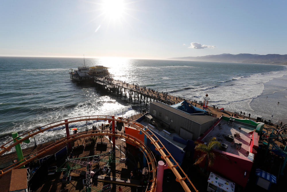 Pacific Park on the Santa Monica Pier Thursday, March 15, 2018 in Santa Monica. (Brian Ray/hawkeyesports.com)