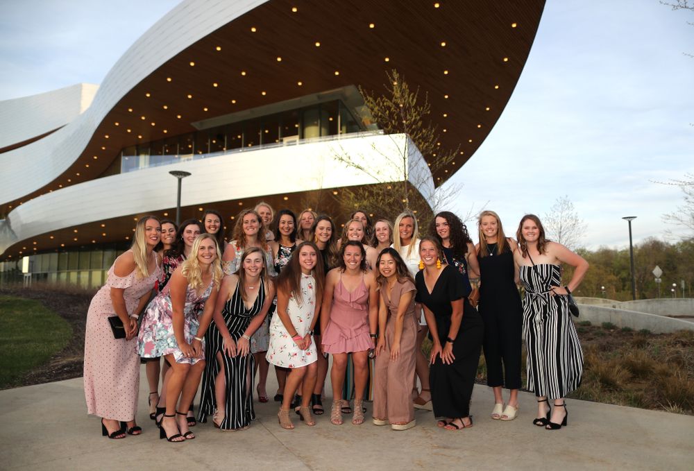 The 2019 Golden Herkys yellow carpet Tuesday, April 23, 2019 at Hancher Auditorium. (Brian Ray/hawkeyesports.com)