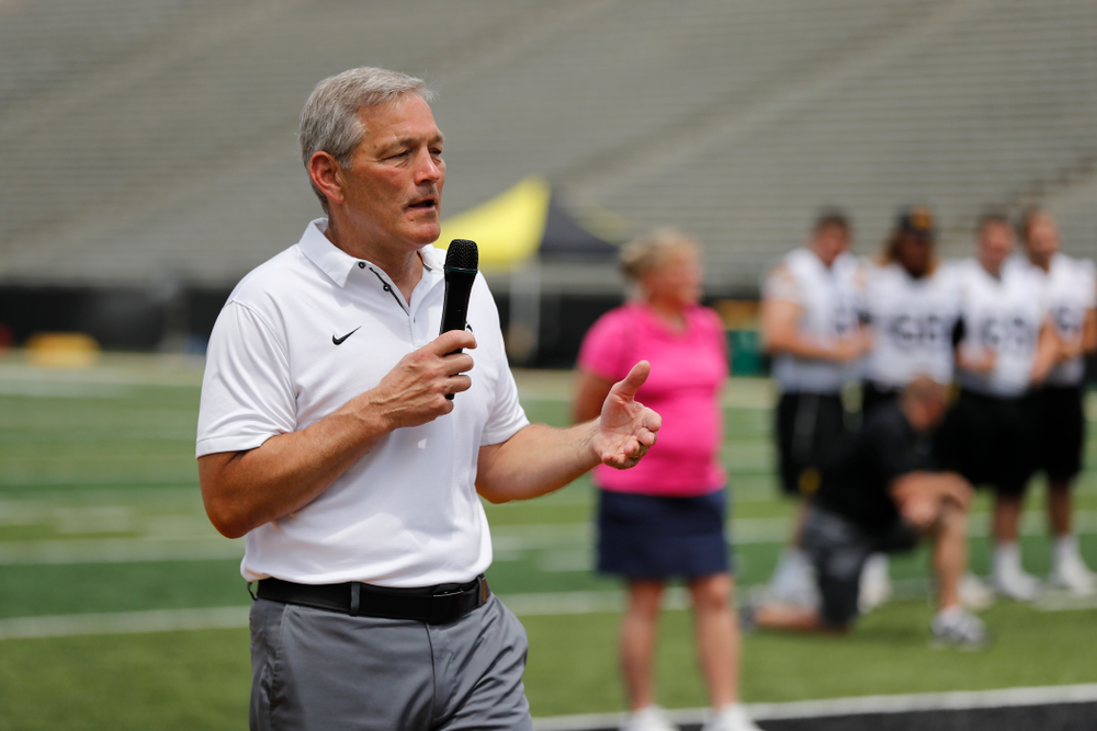 The 2018 Iowa Ladies Football Academy Saturday, June 9, 2018 at Kinnick Stadium. (Brian Ray/hawkeyesports.com)
