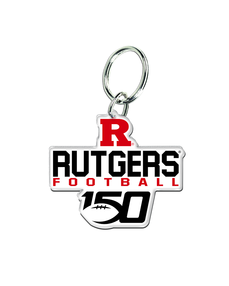 Rutgers Scarlet Knights 150th Football Keychain Rutgers Apparel